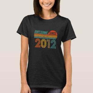 Vintage 2012 10 års ålder Manar och kvinnor 10:e f T Shirt