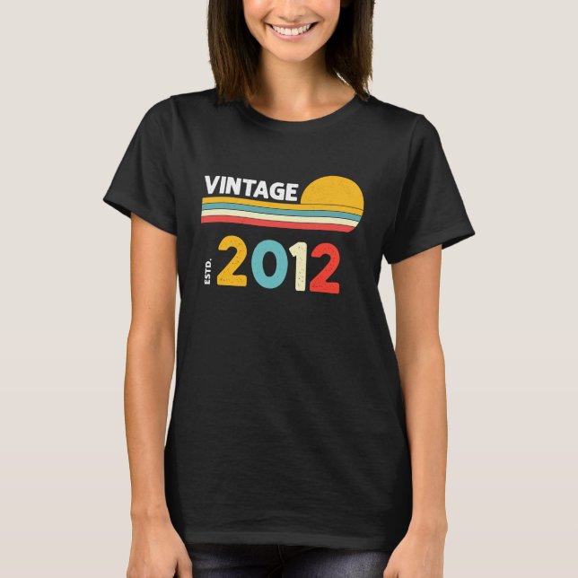 Vintage 2012 t shirt (Framsida)