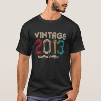 Vintage 2013 Begränsad utgåva 9:e födelsedagen 9 å T Shirt
