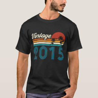 Vintage 2015 Födelsedagsfirande Retro Vintage pojk T Shirt