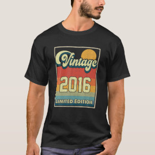 Vintage 2016 Begränsad utgåva 6e födelsedag 6 år T Shirt