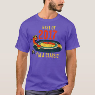 Vintage 2017 Birthday Shirt Retro 17 Birthday Shir T