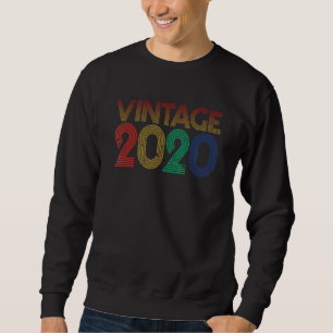Vintage 2020 2: Barn och flickor på födelsedagen 2 Lång Ärmad Tröja