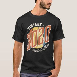 Vintage 2020 Födelseår Begränsad utgåva 2 år 1999 T Shirt