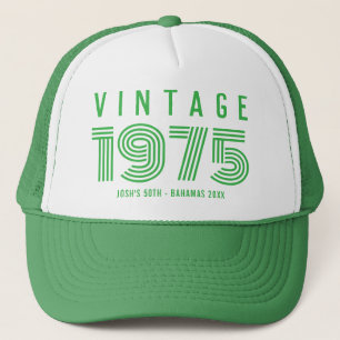 Vintage 20:e 30:e 40:e 60:e Födelsedagsfesten Keps