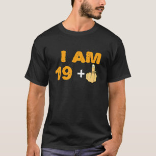 Vintage 20:e födelsedagen för pojkflicka 20 år gam t shirt