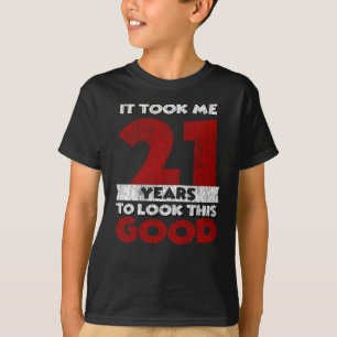 Vintage 21 år gammal rolig 21-årspresent t shirt
