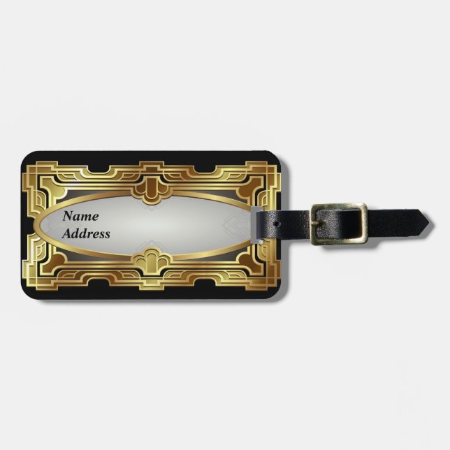 Vintage 2 Bagagelapp (Horisontell Framsida)