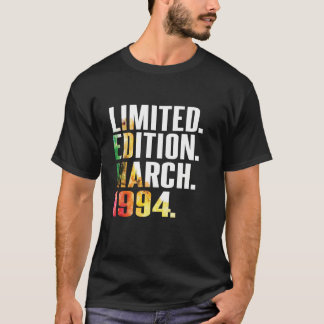 Vintage 30 Begränsada utgåvan, födelsedag I, mars  T Shirt