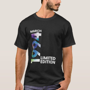 Vintage 30 Begränsada utgåvan, födelsedag I, mars T Shirt