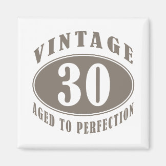 Vintage 30års födelsedag-gåvor magnet
