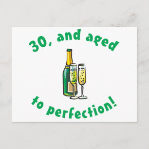 Vintage 30års födelsedag Gift Vykort