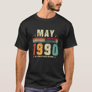 Vintage 32 år gammal retro Birthday Fantastisk sed T Shirt