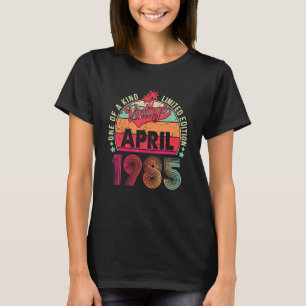 Vintage 37:e födelsedagen Fantastisk sedan april 1 T Shirt
