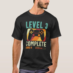 Vintage 3Rd Bröllop-årsdag - Lustigt nivå 3-möte T Shirt