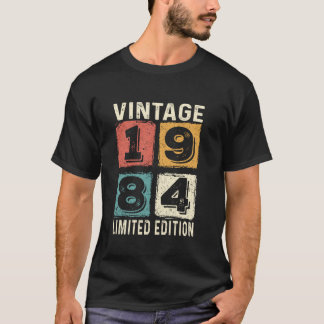 Vintage 40:e födelsedagspresenten Vintage 1984 40 T Shirt
