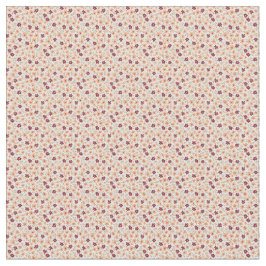 Vintage 40-tal Mjuk Persika & Taupe Brukslig Blomn Tyg