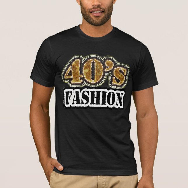 Vintage 40's Mode - T-Shirt (Framsida)