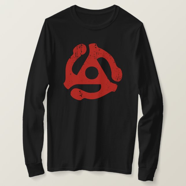 Vintage 45 Inspelningsadaptergåva T Shirt (Design framsida)