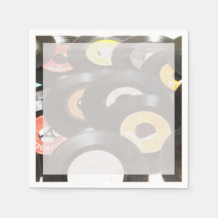 Vintage 45rpm-poster pappersservett