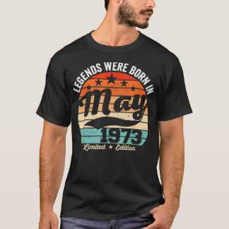 Vintage 49: e födelsedagsljud föddes i maj 1977 t shirt