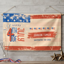 Vintage 4:e juli Patriotiska USA:s självständighet