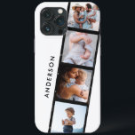 Vintage 4 fotokollage typografi modern Fodral-Mat<br><div class="desc">filmremsa vintage retro 4 fotokollage typografi modern enkel snyggt</div>