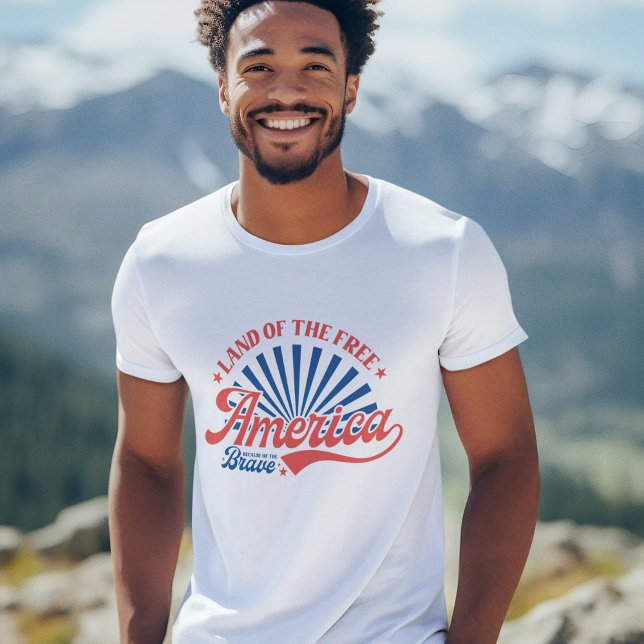 Vintage 4 juli: Fristående mark T Shirt (Skapare uppladdad)