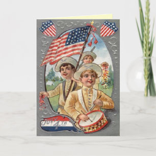 Vintage 4 juli kort