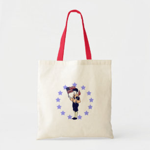 Vintage 4 juli Patriotic Art Tygkasse