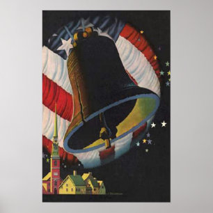 Vintage 4 juli poster