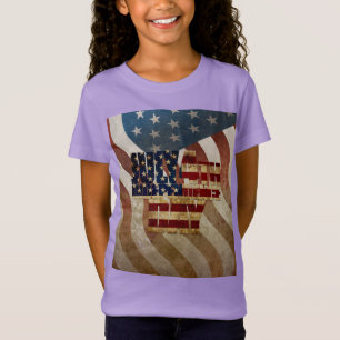 Vintage 4 juli självständighetsdag design t shirt