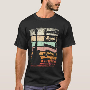 Vintage 50 år gammal 1974 50-årspresenter gitarr t shirt