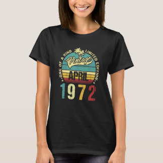 Vintage 50 år gammal april 1962 Dekoration 50:e B T Shirt