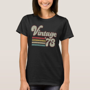 Vintage 50:e födelsedagen 1973 Retro 50:e året gam T Shirt