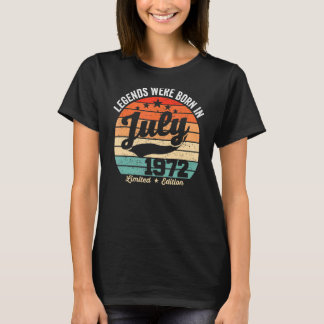 Vintage 50: e födelsedagsljud föddes i juli 19 t shirt