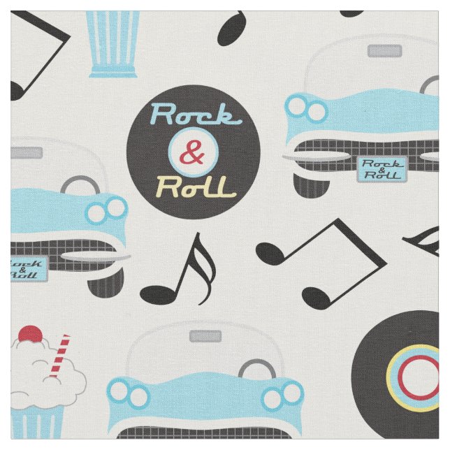 Vintage 50s Sock Skutt Fabric Tyg (Närbild)