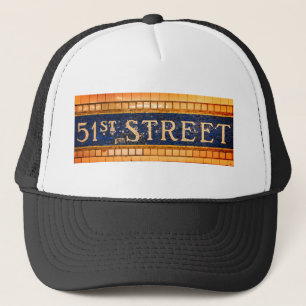 Vintage 51st Street, Manhattan, NYC Keps