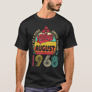 Vintage 54:e födelsedagen Fantastisk sedan augusti T Shirt