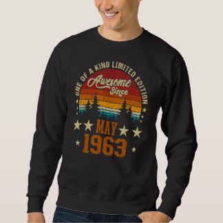 Vintage 59:e födelsedagen Fantastisk sedan maj 196 Lång Ärmad Tröja