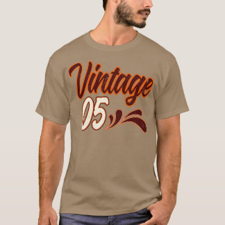 Vintage 5 Ålder Födelsedag T Shirt