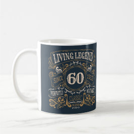 Vintage 60-årspresent Mug – Living Legend-design Kaffemugg