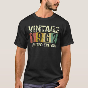 Vintage 60 Födelsedag Dekoration Manar 60 Bag 1962 T Shirt