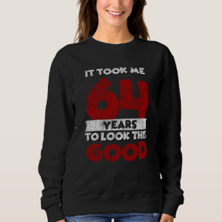 Vintage 64 år gammal rolig 64-årspresent t shirt