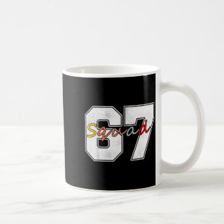 Vintage 67 Nummer 6 7 Hjärnförfall Meme Rollig Sex Kaffemugg