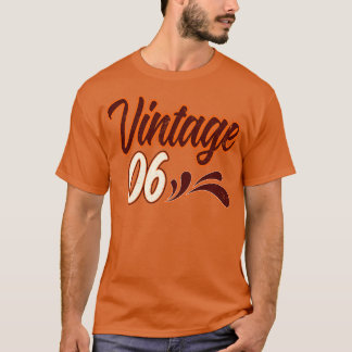 Vintage 6 Ålder Födelsedag T Shirt
