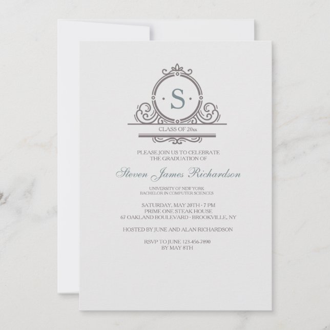 Vintage 6 Inbjudan (Framsida)