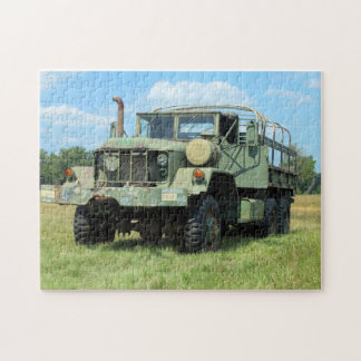 Vintage 6x6 5 Ton militärt lastbilpussel Pussel