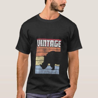 Vintage 70-80 för kvinnor i Rhino Rhinoceros Retro T Shirt