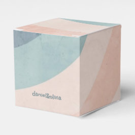 Vintage 70-tal Regnbåge Bröllop Presentaskar